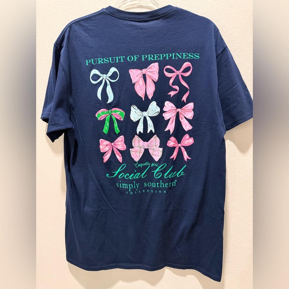 SIMPLY SOUTHERN COLLECTION COQUETTE GIRL SHIRT- NWT